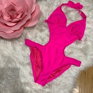 Pink monokini